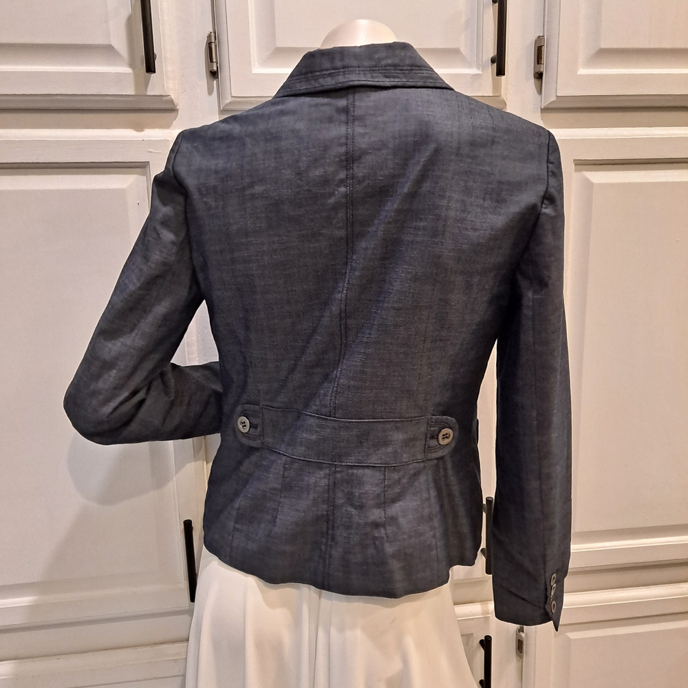 Loft Dark Blue Gray Button Down Tailored Blazer J… - image 6